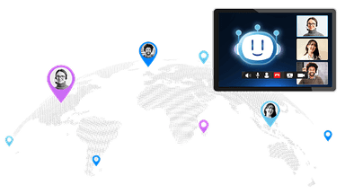Online meeting network