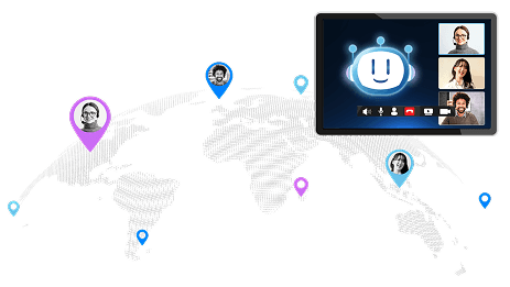 Online meeting network